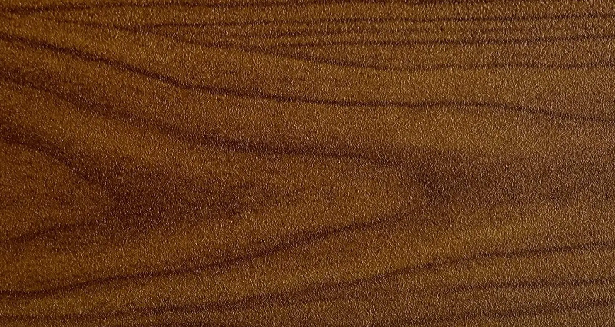 Bush Cherry woodgrain aluminum finish sample