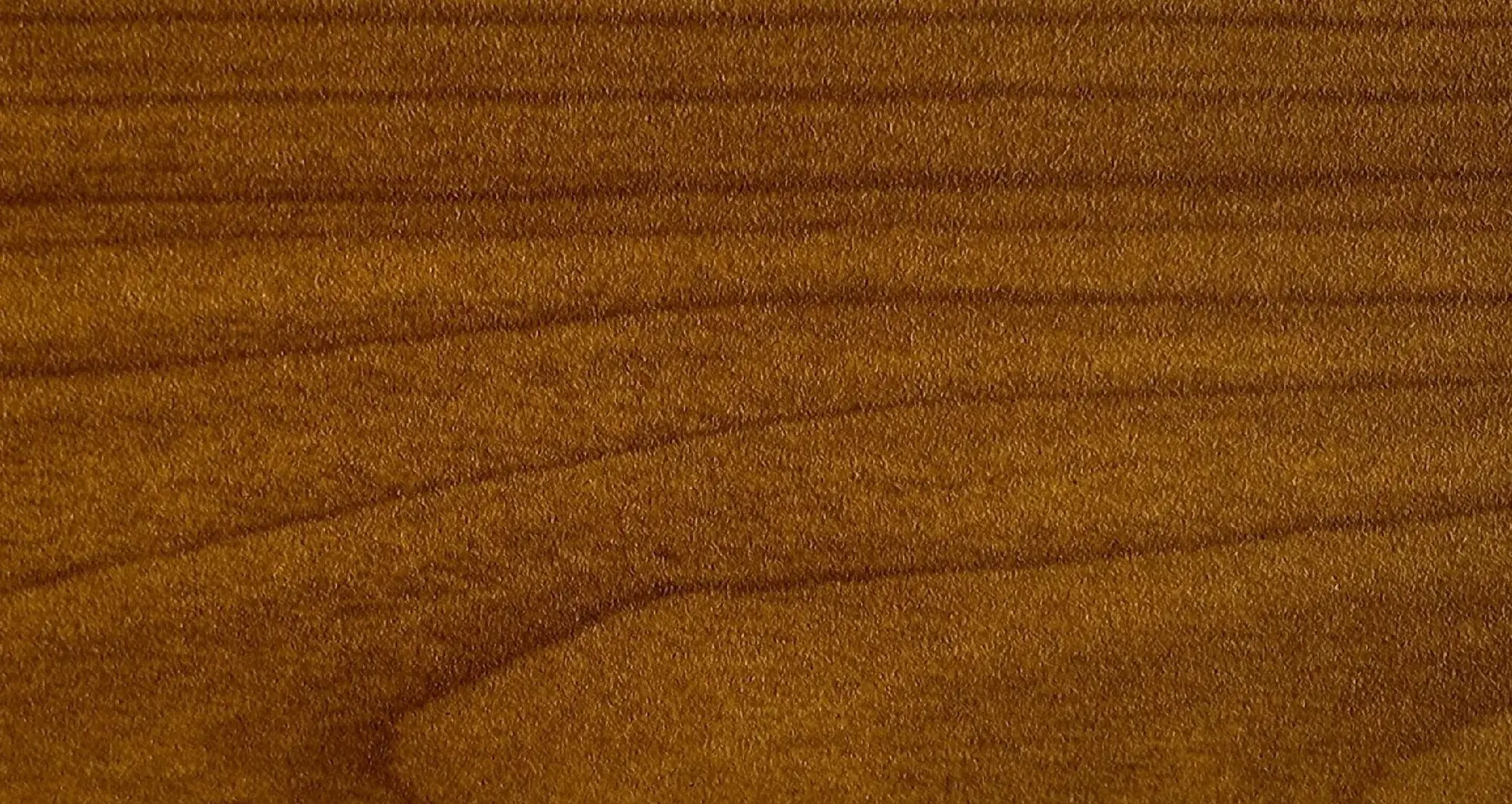 Medium Cedar woodgrain aluminum finish sample