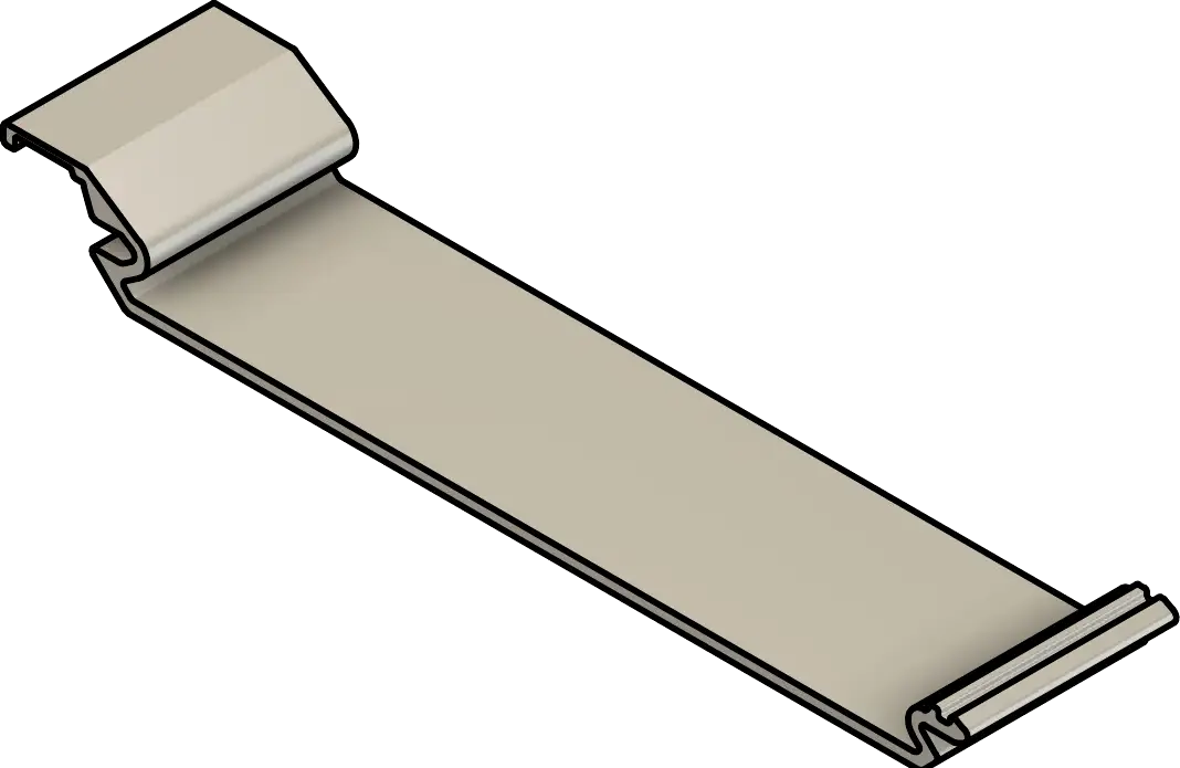 3D render of the AFX 4-inch tongue-and-groove panel